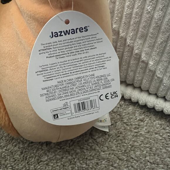 Finley Squishmallow Doll Golden Retriever 8” New with Tags Kelly‎ Toys Dog Toy - Picture 3 of 5